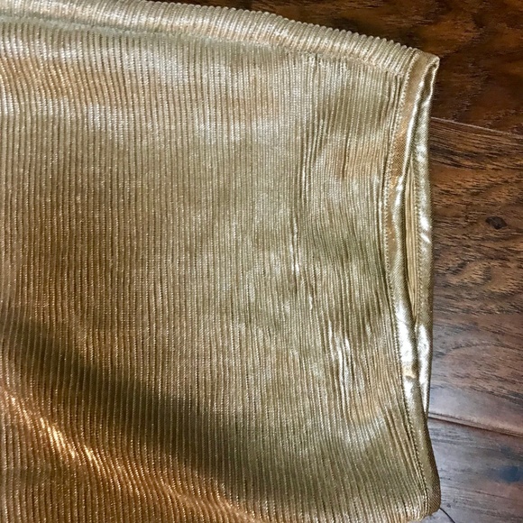 Dana Buchman Plus 2X Gold Champagne Blouse Party - Picture 3 of 8